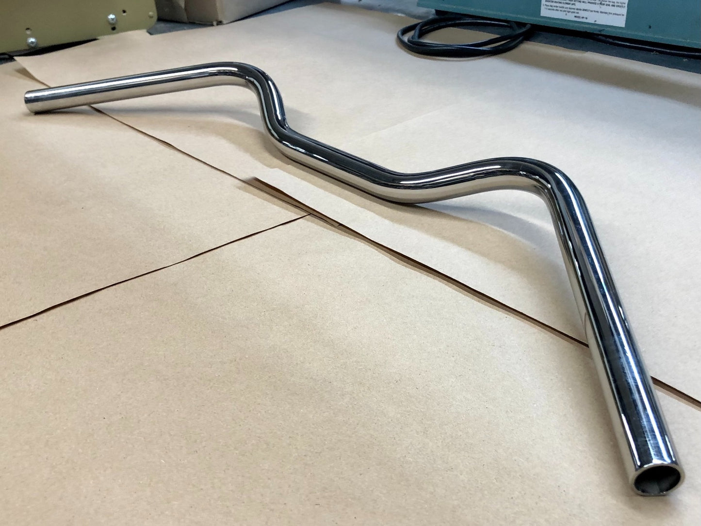 Handlebars M Style Chrome 7-8 UK Norton Triumph BSA