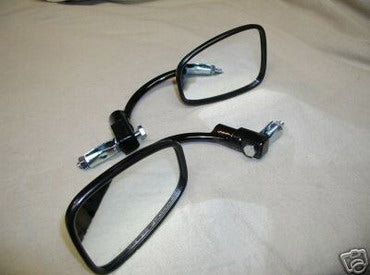 Pair of Black Bar End Mirrors