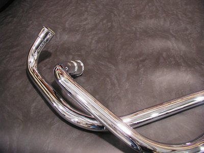 Norton Commando Roadster Exhaust Pipe Set UK MADE