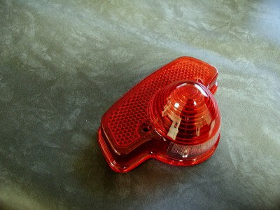 Early Norton - Triumph "beehive" tail light lens 68-72