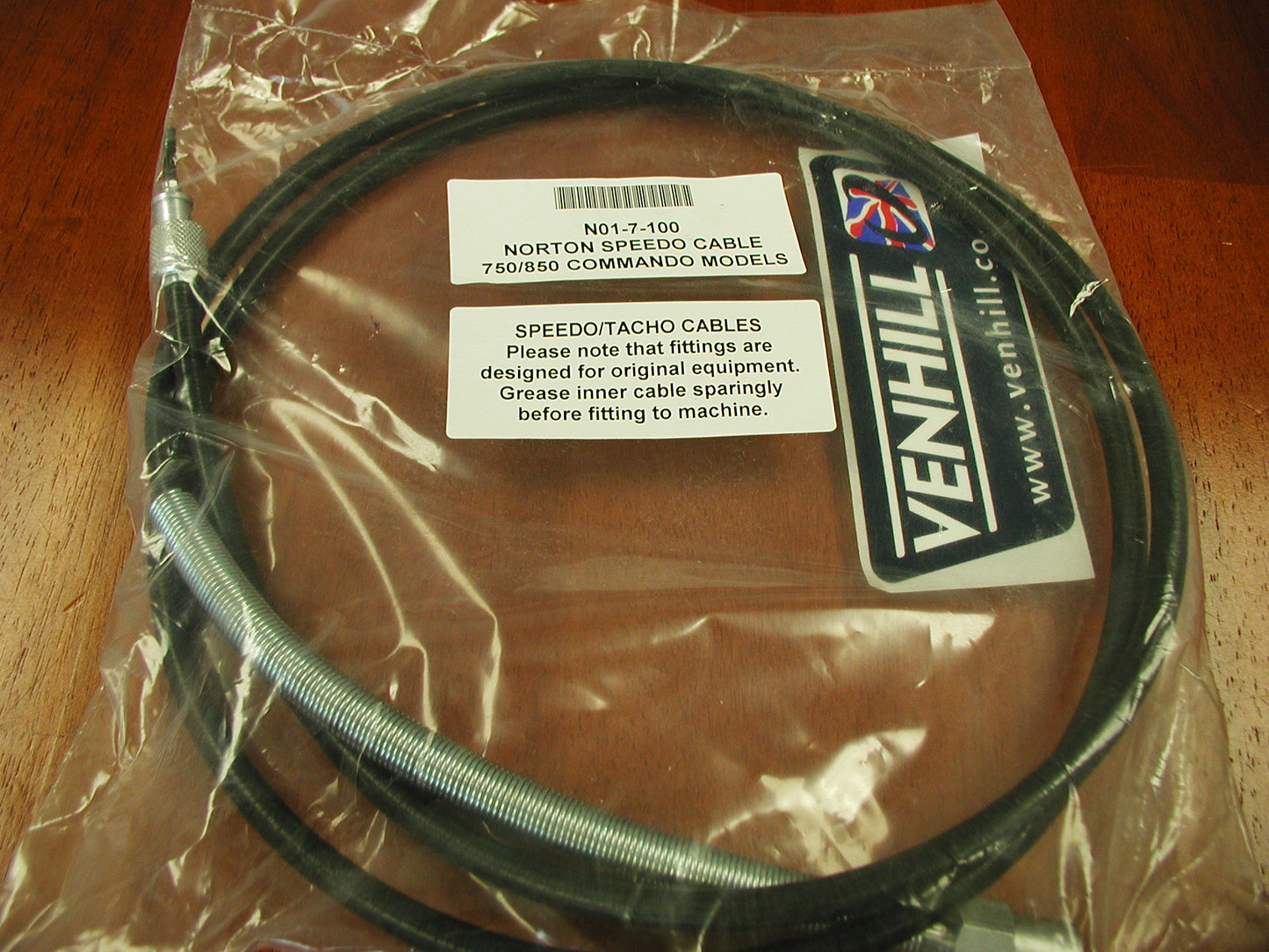 Norton Commando Venhill Speedometer cable